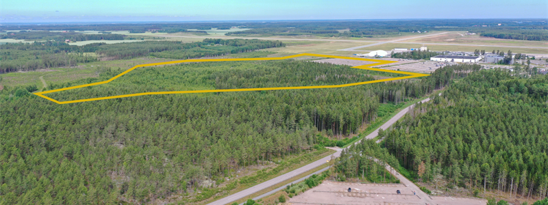 Europan, Tävlingsområdet i Skavsta. Foto WSP för Nyköpings kommun