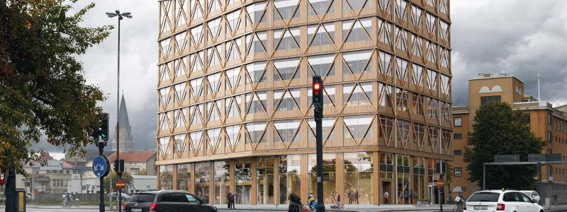 Polismyndigheten är hyresgäst i det nybyggda klimatneutrala kontorshuset som nu står klart i centrala Örebro.
