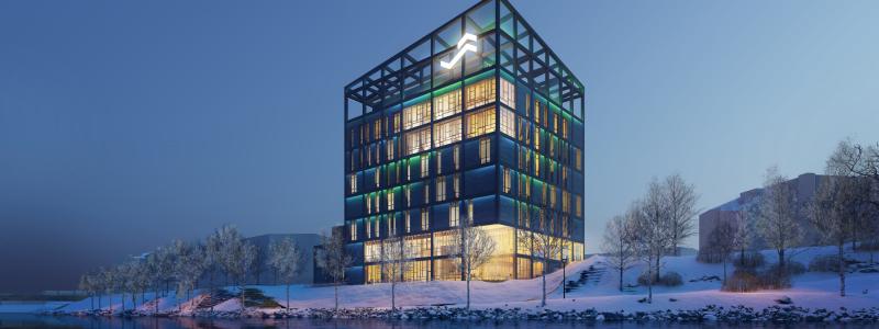 LINK Arkitektur står bakom utformningen av ACE Powerhouse i Skellefteå – en plats där forskning, utbildning och innovation möts för att påskynda elektrifieringen. Pressbild: Link Arkitektur