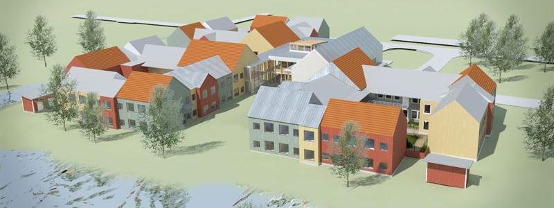 Det särskilda boendet ska omfatta 108 nya lägenheter, varav 18 korttidsboenden. Illustrtion: Wåhlin Arkitekter