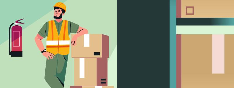 Logistik arbetare. Illustration av:  Agung Prayoga / Unsplash