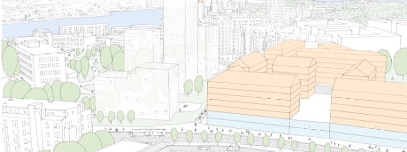 Älvstranden Utveckling säljer en byggrätt på Eriksberg i Göteborg till JM AB. Illustration: Älvstranden Utveckling