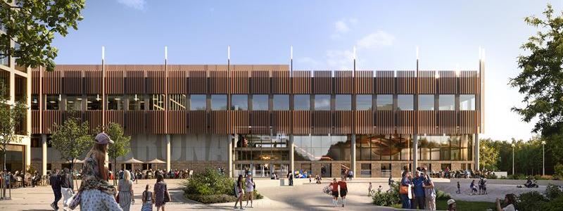 Arena Kungsbacka.Pressbild: Skanska