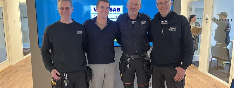 Tommy Siltala (Ventsab), Otto Stark (Assemblin), Jens Johansson (Ventsab), Jan Gustavsson (Ventsab). Fotograf: Assemblin