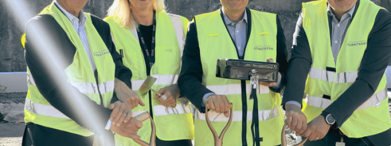 Första gjutning Båken Öckerö Fotograf/Källa: Tornstaden