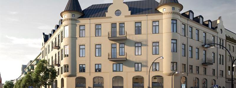 Kv Hållstugan. Illustration: Arkitektbyrån Brunnberg