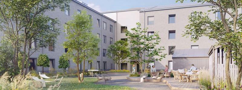 Foto: Visionsbild Meriten Magnolia Bostad Studentbostäder