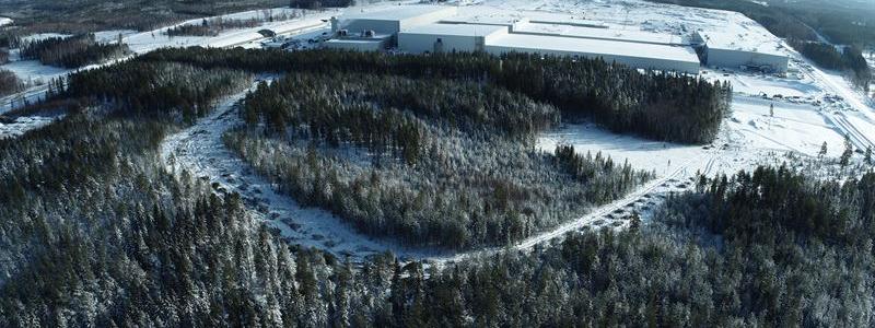 NCC gör markanläggningsarbeten för Bergsbyns företagspark i Skellefteå-2. Foto: Mattias Holmgren, NCC