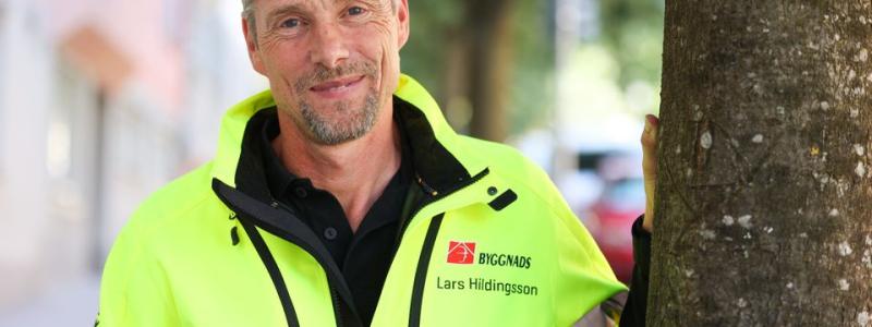 Lars Hildingsson, vice förbundsordförande Byggnads. Pressbild: Byggnads