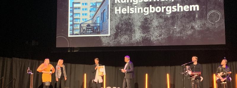 Prisutdelning på betonggalan 2023. Foto: NCC