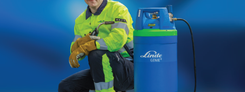 Joel Nilsson, applikationsspecialist på Linde Gas
