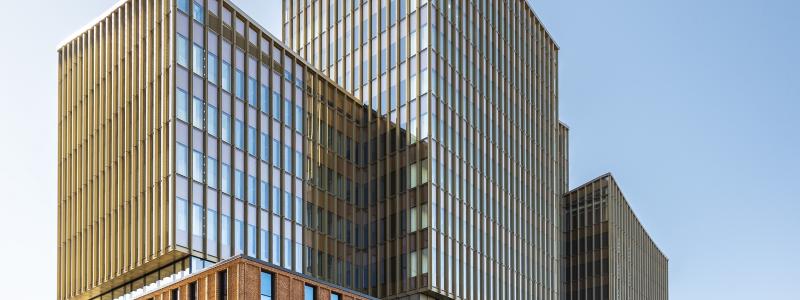 Malmö domstolsbyggnad vinner Årets Fasad 2023, till vilken Wienerberger har levererat fasadtegel. Bildrättigheter: Castellum.