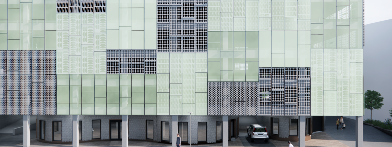 Arkitektritning: Fojab