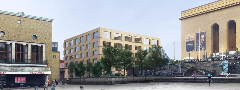 Kvarteret Triton ligger i Västra Hamnen, med närhet till centralstationen, havet och centrala Malmö.