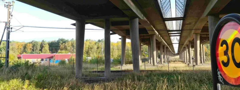 Två parallella broar vid Blommenhov i Nyköping ska bytas ut. Foto: Trafikverket