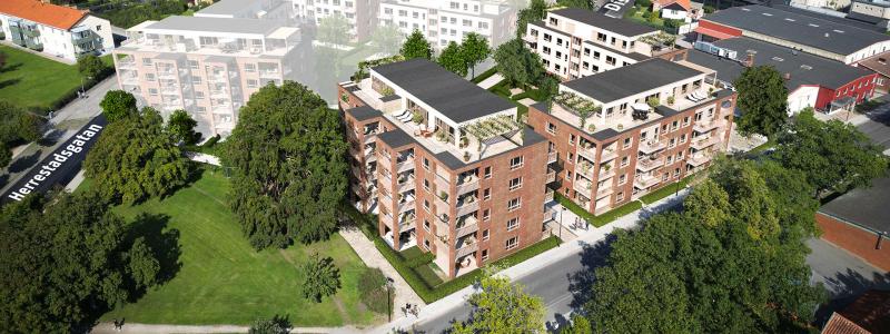 Bonum Brf Harmoni i Ystad. Pressbild: Riksbyggen