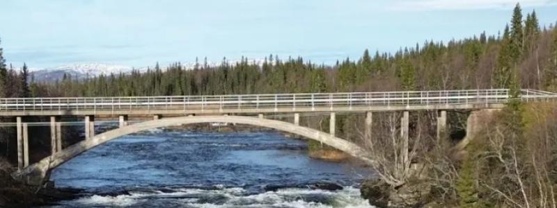 Den nya ska få högre bärighet än den befintliga bron. Foto: Trafikverket