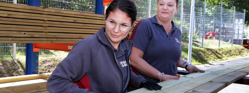 Byggmaterial har en ökning både i omsättning och volym. Pressbild: Byggmaterialhandlarna