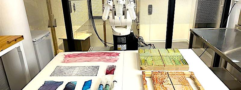 Forskarteamet använde nanocellulosafibrer och vatten, med tillsats av ett algmaterial kallat alginat. Alginatet gjorde det möjligt för forskarna att producera ett 3D-printbart material, eftersom alginatet gav materialet extra flexibilitet när det torkade. Foto: Chalmers Tekniska Högskola
