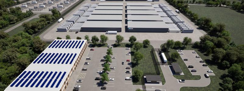 atNorths DEN02-campus i Jylland, Danmark är första steget, fler megacenter planeras i Finland och Sverige.