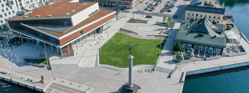 Dags för H22 Arena: Öppen mötesplats lockar många samhällstunga talare. Foto: Helsingborgs kommun