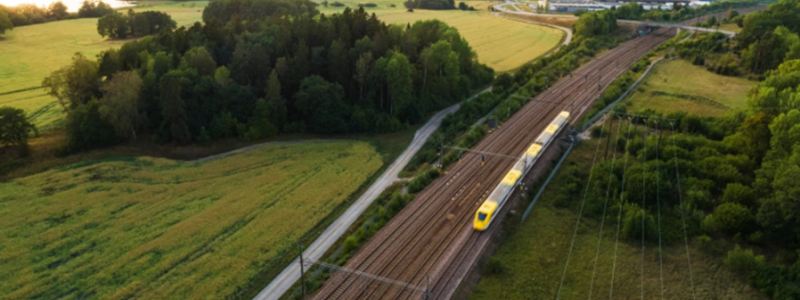 Den första järnvägsplanen för den dubbelspåriga järnvägen har vunnit laga kraft. Foto: Hans Berggren