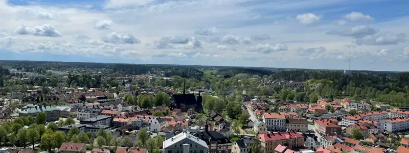 Vy över Söderköping Foto: Trafikverket