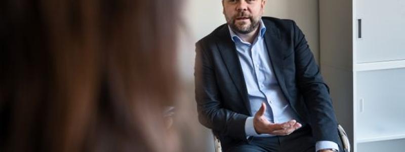 TMF, Trä- och Möbelföretagens vd Erik Haara. Fotograf: Lisa Hallgren