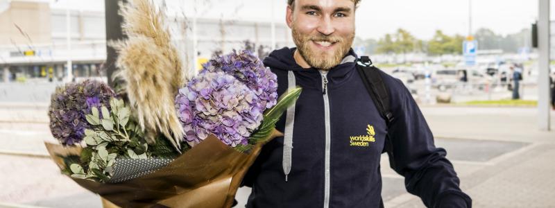 Olle Spetz, EuroSkills 2023. Foto: Plåt & Ventföretagen