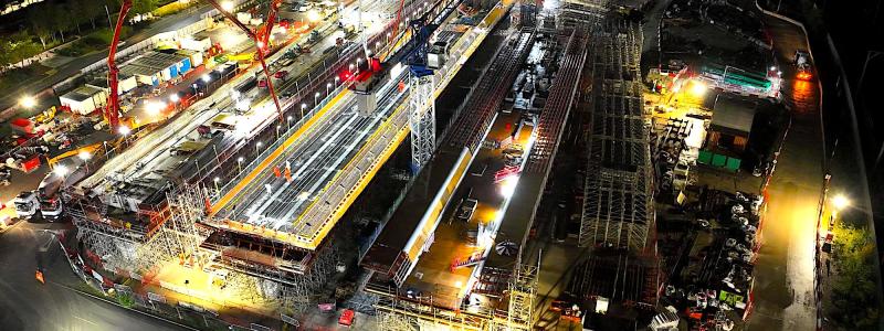Under de kommande månaderna kommer arbetet att intensifieras vid en rad andra viadukter i Birmingham när HS2 bygger strukturer över Digbeth Canal, Lawley Middleway och den ursprungliga viktorianska järnvägslinjen. Källa: HS2