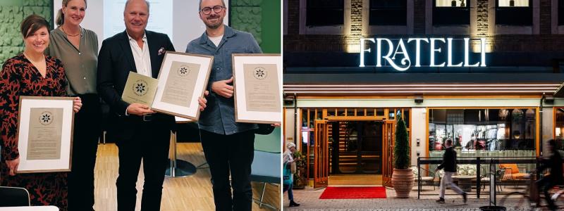 Värmlands Arkitekturpris 2025 till Hotel Fratelli. Pressbild: Krook & Tjäder