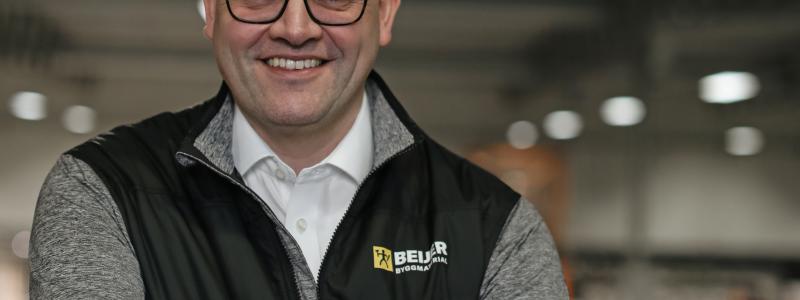 Geir Thomas Fossum. Pressbild: Beijer Byggmaterial