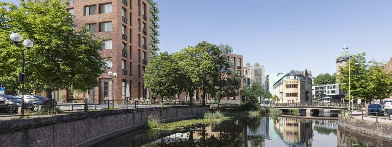 Västerbro, Borås. Bild:Vingårds Arkitekter.