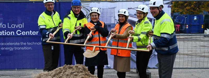 Alfa Laval har gett MVB i uppdrag att uppföra ett nytt center för innovation och utveckling i Lund. Pressbild: MVB Bygg