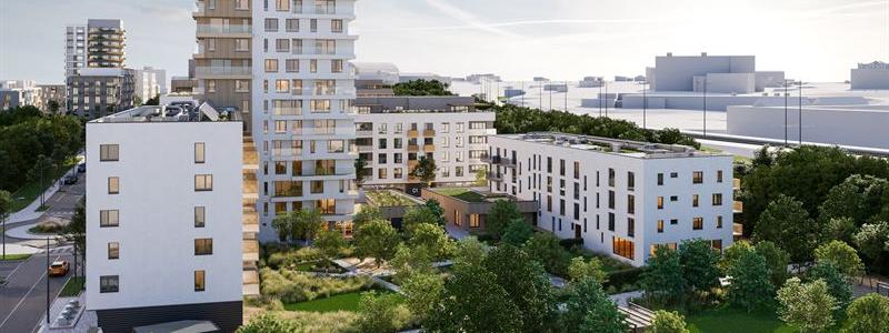 Bostäder Habitat i Prag. Pressbild: Skanska