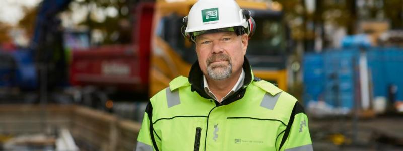 Håkan Siggelin, chef projektutvecklingsavdelningen hos Familjebostäder Foto: Magnus Selander
