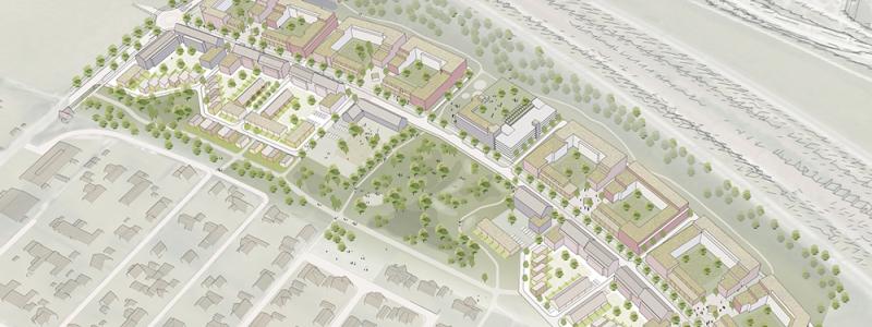 I nordöstra delen av Bunkeflostrand planeras för ett nytt område med ungefär 1000 bostäder. Bild: Malmö stad