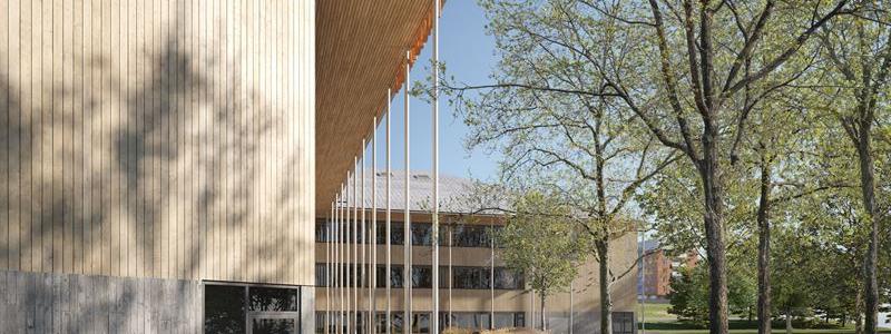 Huvudstaskolan. Pressbild: Peab