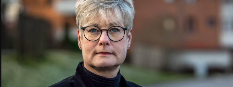 Marie Linder, förbundsordförande Hyresgästföreningen. Foto: Filippa Ländin