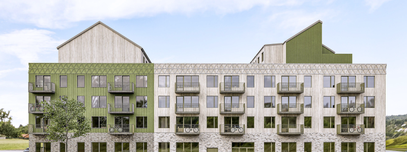 Kvarteret Flora. Av: Arkitekthuset