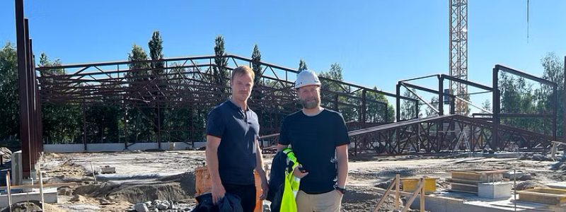 Jonas Sandlund och Erik Larsson. Foto: Piteå kommun