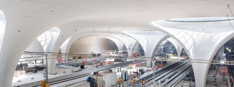 Projektet Stuttgart 21, som sedan starten har varit både politiskt och tekniskt kontroversiellt, har blivit ett lackmustest för tysk infrastrukturell planering.  Foto: Deutsche Bahn