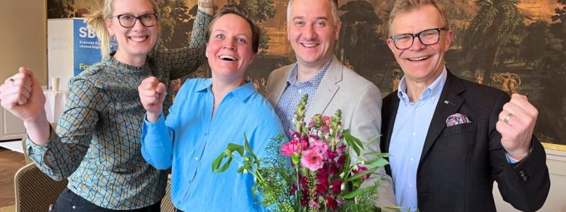 Johanna Andersson och kollegor i projektet.