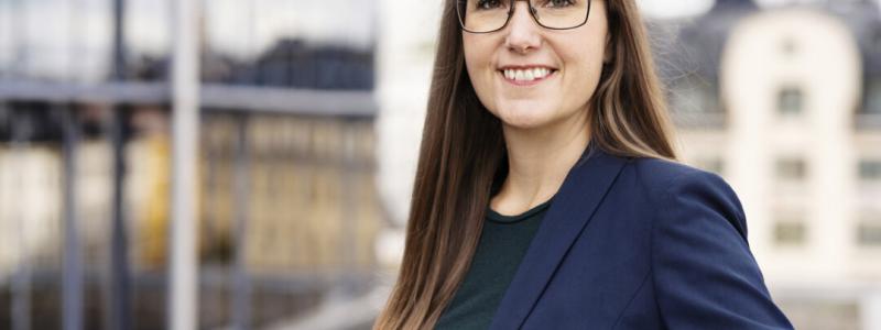 Johanna Bjurskog, hållbarhetschef på Riksbyggen.