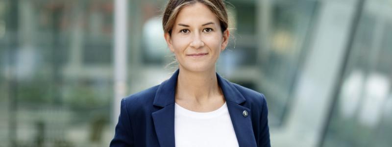 Johanna Vilhelmsson, huvudförhandlare för Tjänstemannaavtalet, Byggföretagen. Foto: Byggföretagen