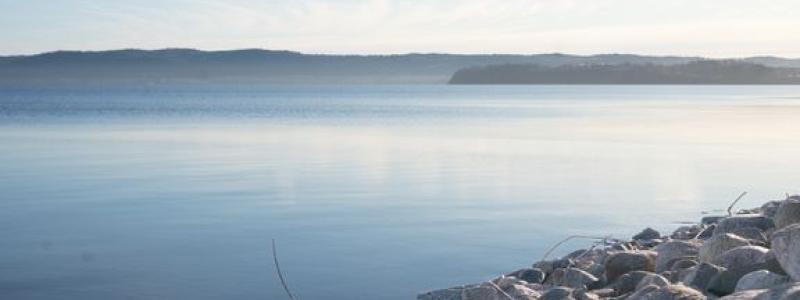 Vy från Vätterstranden. Foto: Jönköpings kommun