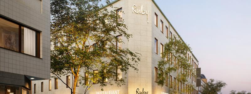 Hotel Ruby. Illustration: Kaminsky Arkitektur
