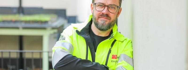 Kim Söderström, Byggnads förbundsordförande. Foto: Terese Perman