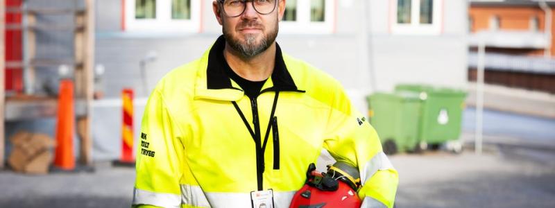 Kim Söderström, Byggnads förbundsordförande. Foto: Terese Perman