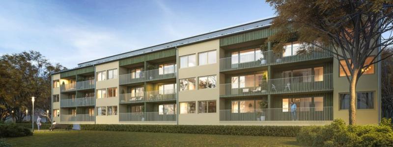Koppargården 27 i Landskrona. Illustration: MTA Bygg och Anläggning